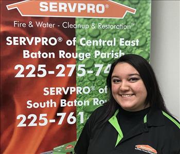 Jasania Rivera, team member at SERVPRO of South Baton Rouge